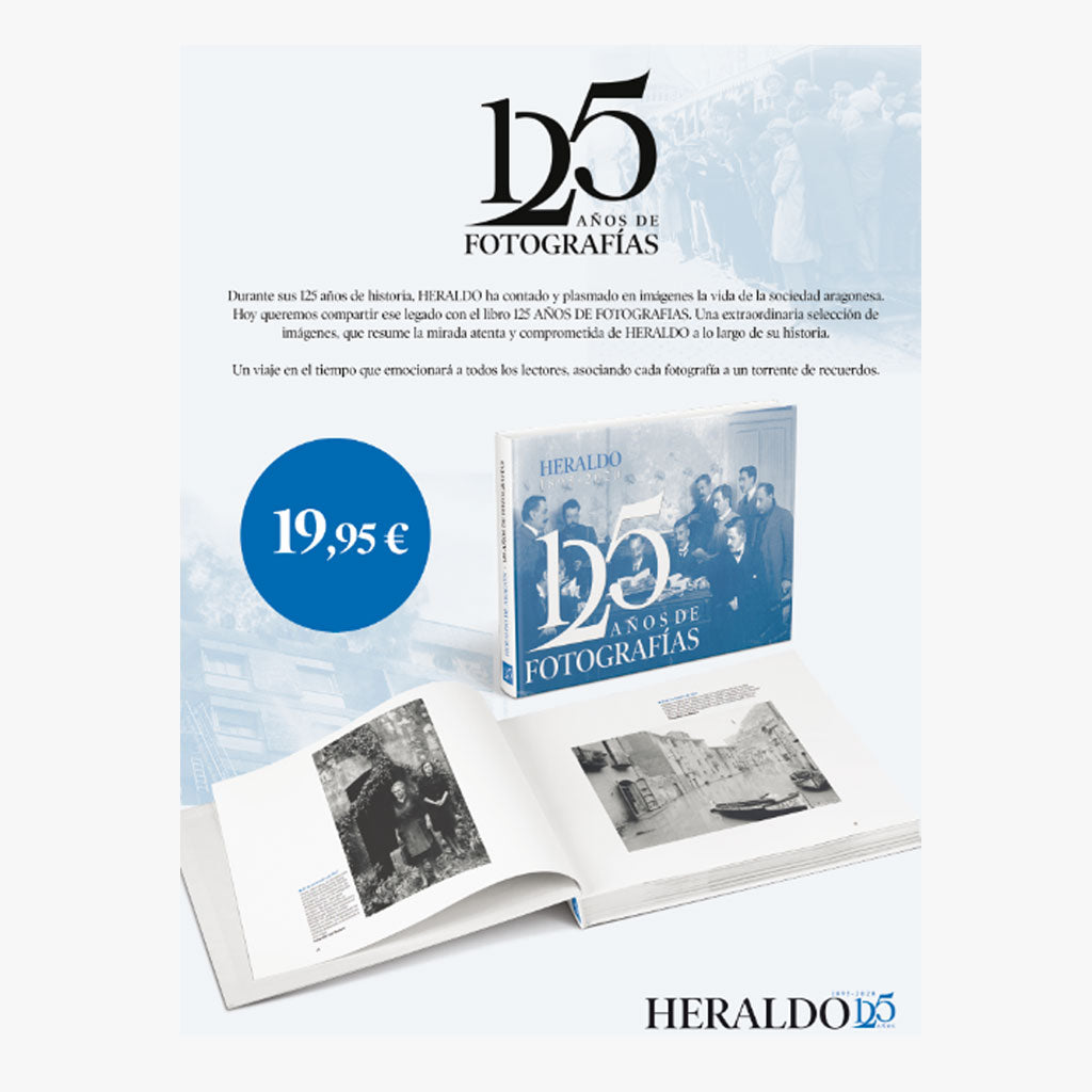 Libro 125 años de fotografías Heraldo de Aragón