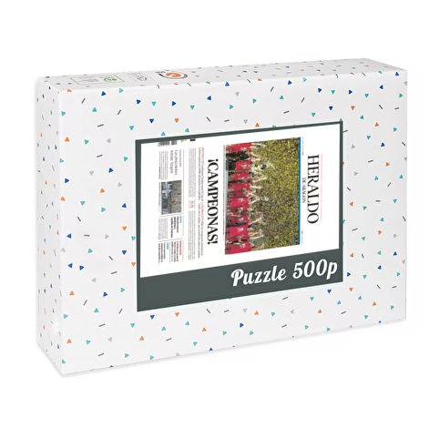 Portada puzzle de cartón con caja