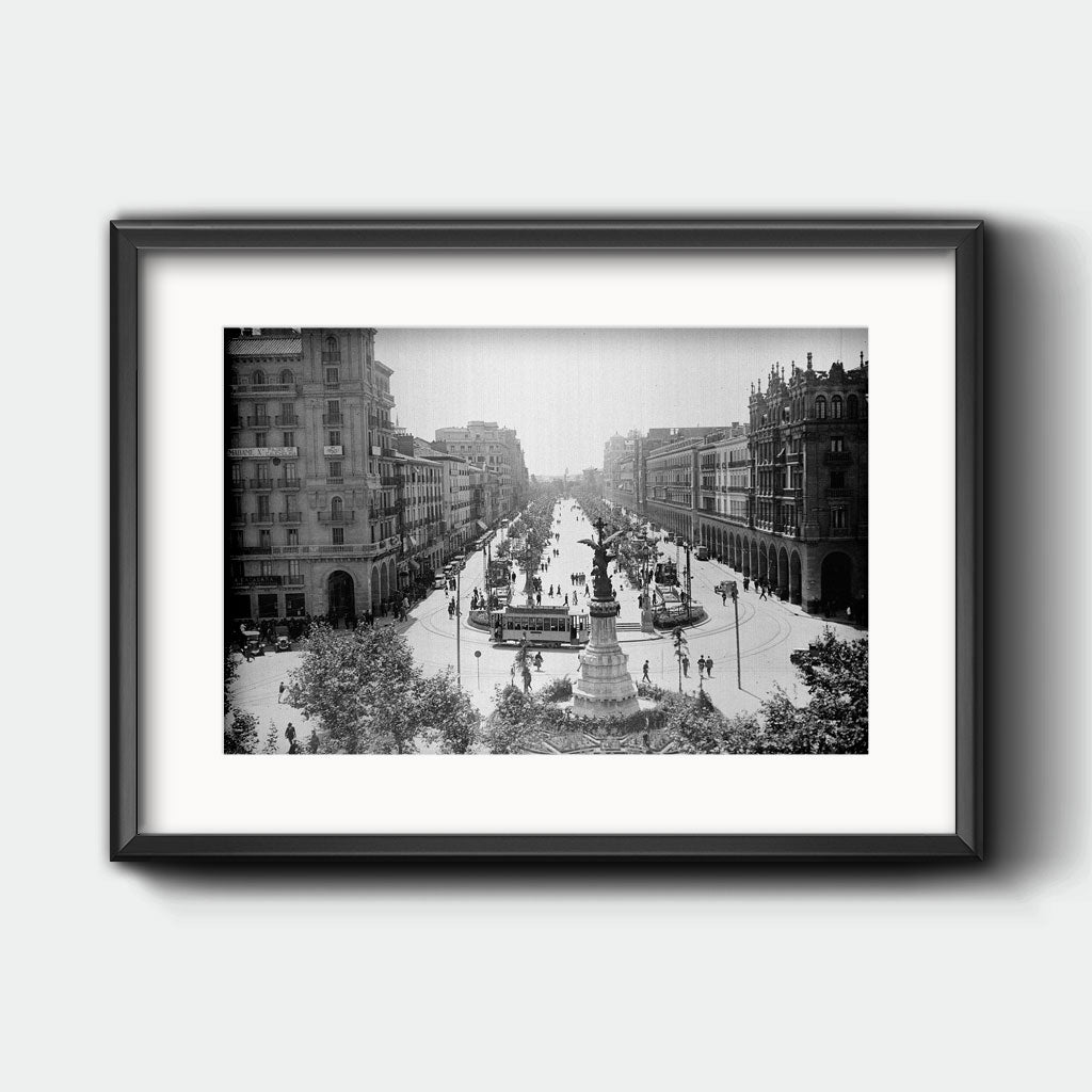 El paseo Independencia en los años 30