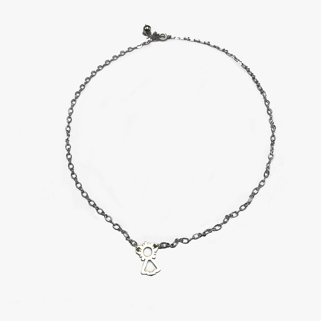 Collar cadena fina Virgen del Pilar